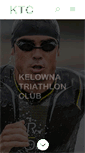 Mobile Screenshot of kelownatriathlonclub.org